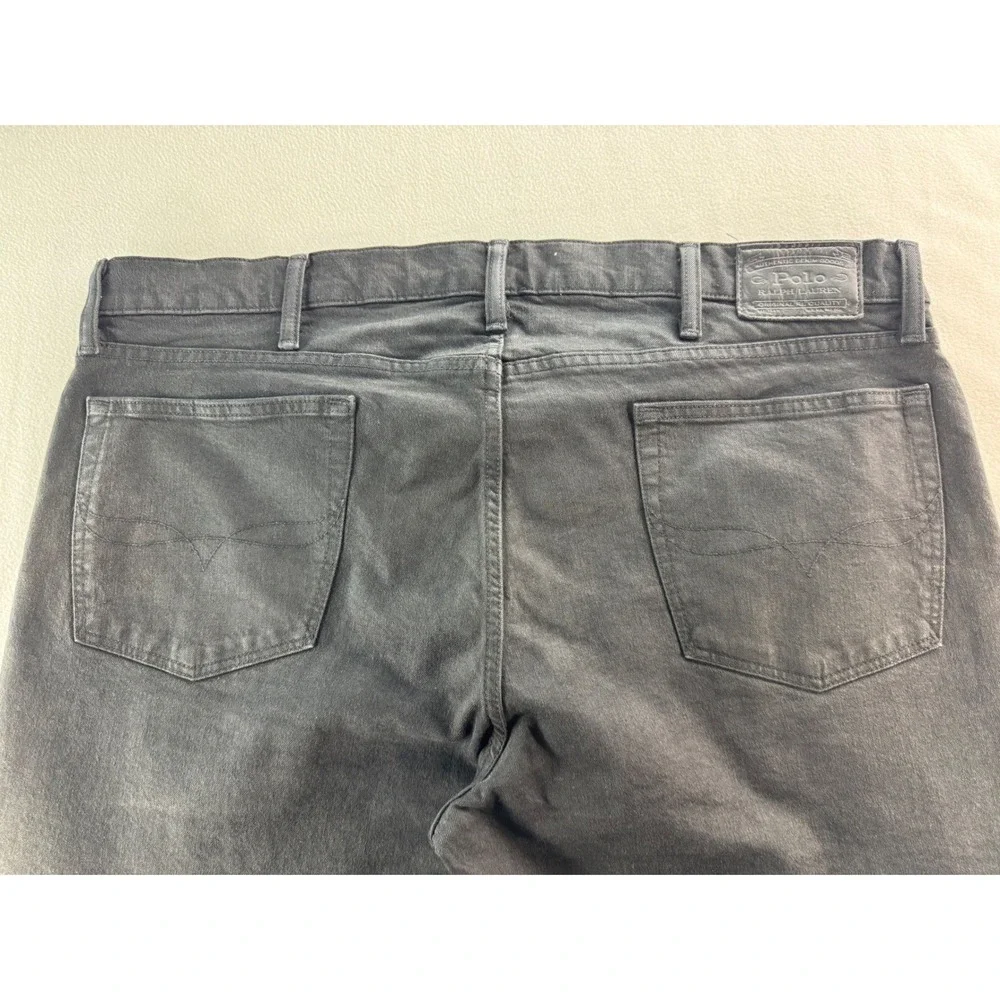 Polo‎ Ralph Lauren Mens Varick Black Slim Straight Leg Jeans Size 42x32 Tag 40